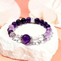 natural purple amethyst handcrafted