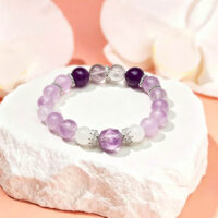 genuine amethyst meditation bracelet