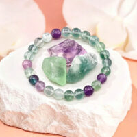 fluorite crystal bracelet for emotional balance