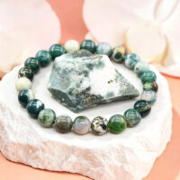 tree agate crystal bracelet for inner peace