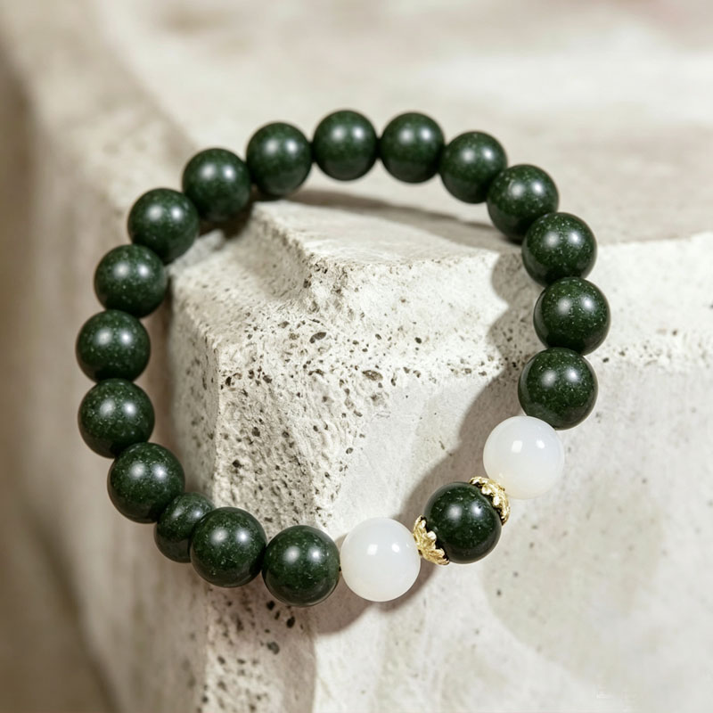 black sleep bracelet left angle black calming bracelet left angled view for deep rest