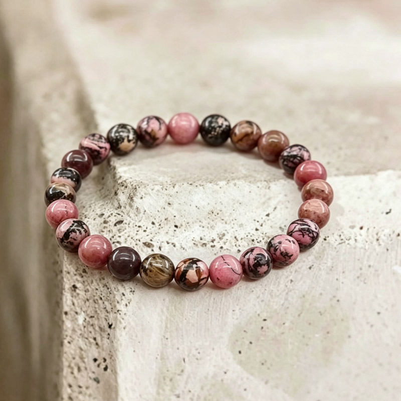 crystal bracelet flat crystal bracelet flat lay top view for deep sleep and relaxation