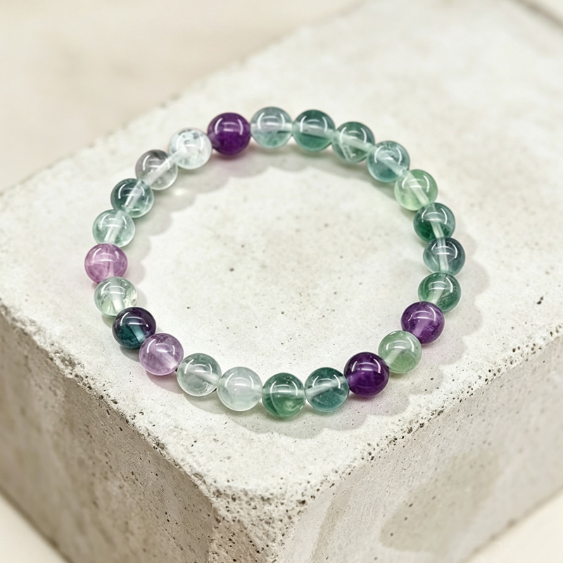 crystal sleep bracelet flat 01 crystal sleep bracelet flat lay top view for anxiety relief and deep rest