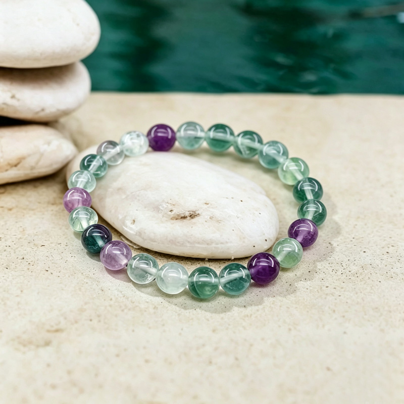 crystal sleep bracelet flat 02 sleep support crystal bracelet side flat lay for emotional balance