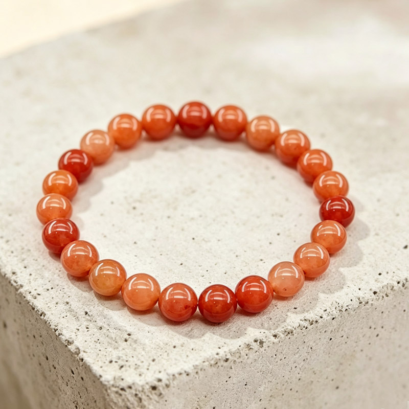 crystal sleep bracelet flat crystal sleep bracelet flat lay top view for anxiety relief and calm