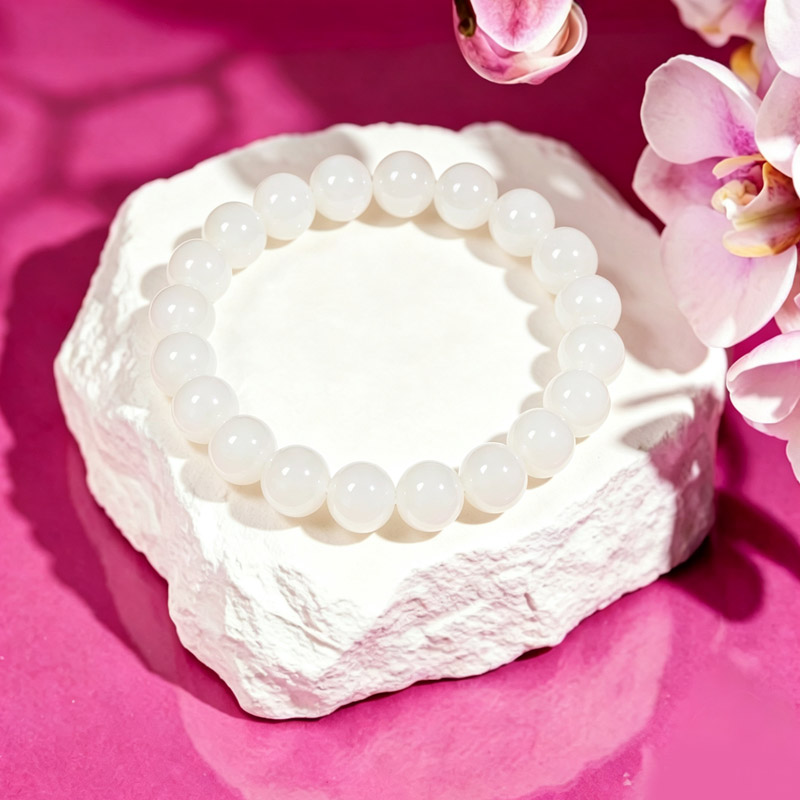 white bodhi bracelet main white jade bodhi seed bracelet for anxiety relief and calm